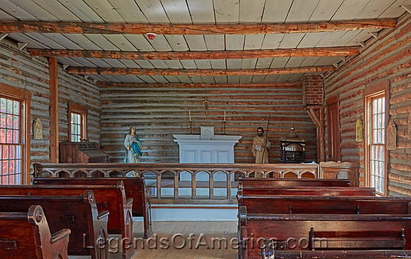 Butte, MT - World Museum of Mining ChurchInterior