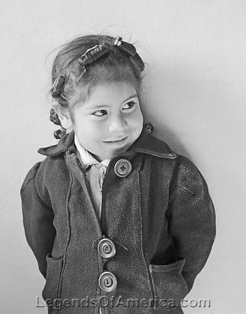 Questa, NM - School Girl, 1943