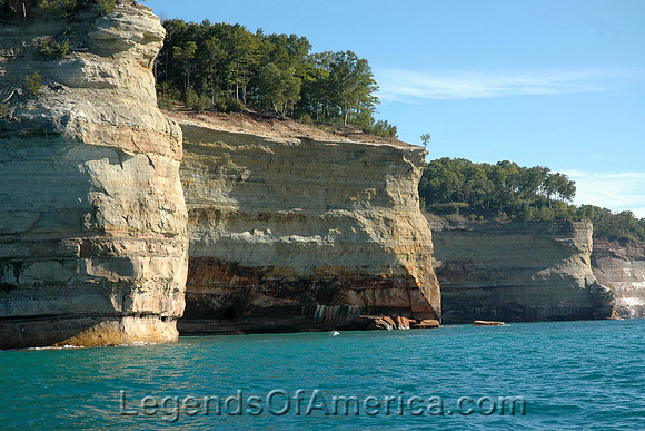Pictured Rocks National Seashore, MI - Battleship Row