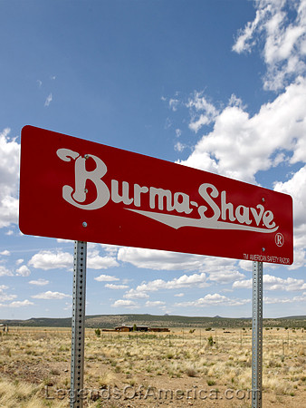 Route 66, AZ - Burma Shave Sign