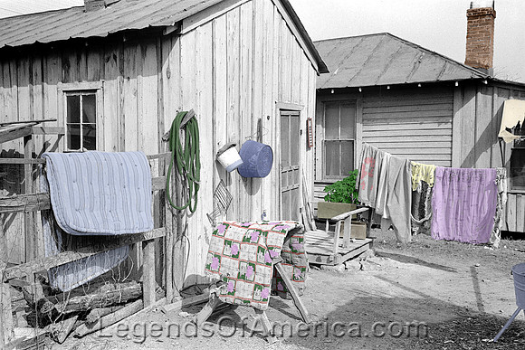 San Antonio, TX - Mexican House - Colorized