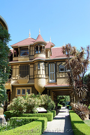 San Jose, CA - Winchester Mansion Outside Detail
