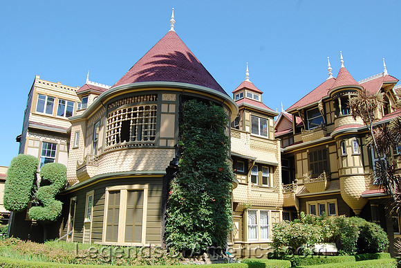 San Jose, CA - Winchester Mansion Outside Detail - 2