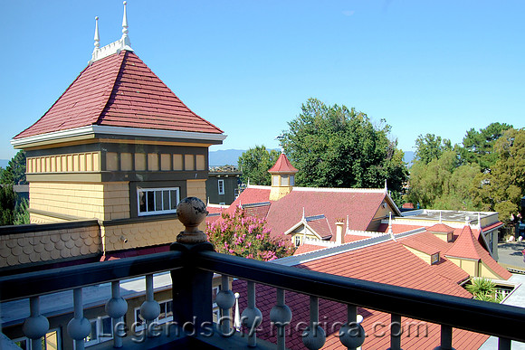 San Jose, CA - Winchester Mansion Rooflines