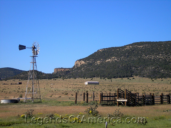 Ludlow, CO - Windmill & Corral