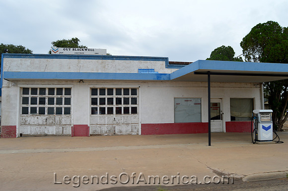 Groom, TX - 1949 Blackwell Chevron Station