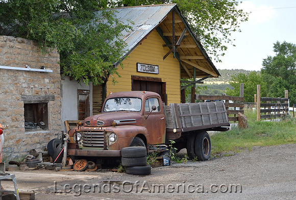 Folsom, NM - Depot & Old Truck