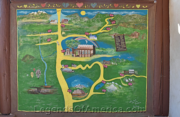 Costilla, NM - Map Painting