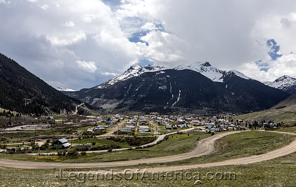 Silverton, CO - Town View - 2