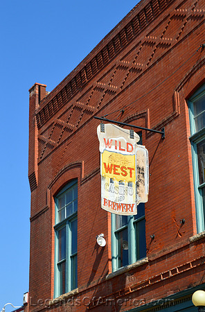 Cripple Creek, CO - Wild West Brewery Sign