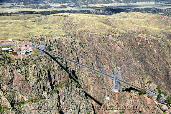 Royal Gorge, CO - Aerial View