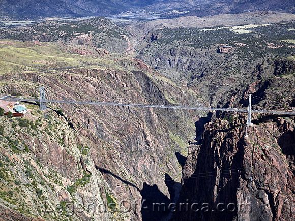 Royal Gorge, CO - Aerial view - 2