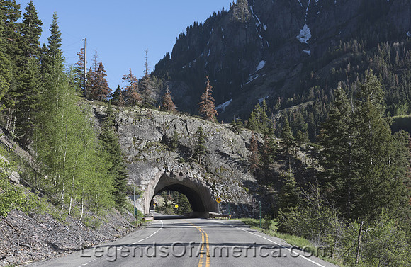 Million Dollar Highway, CO - Tunnel Near Ouray