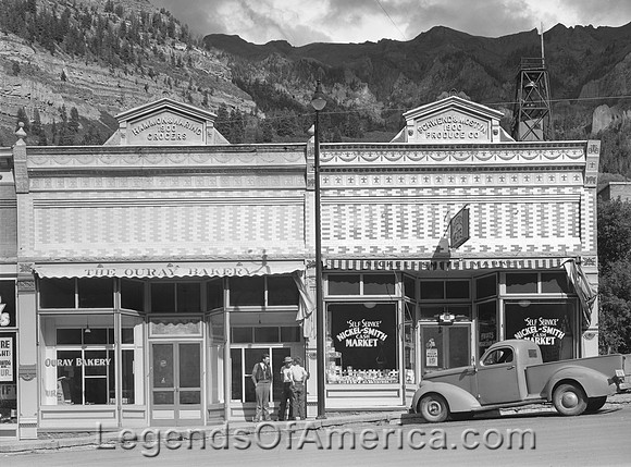 Ouray, CO - Store Buildings, 1940