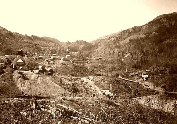 Guston, CO - Mines and Buildings