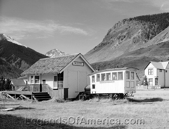 Silverton, CO - Silverton & Northern Passenger Station, 1971