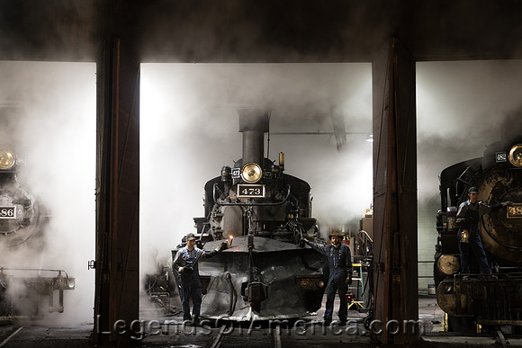 Durango & Silverton Narrow Gauge Railroad -  Roundhouse - 2