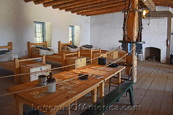 Fort Garland, CO - Cavalry Barracks Interior - 2