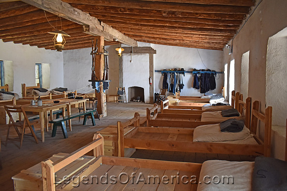 Fort Garland, CO - Cavalry Barracks Interior
