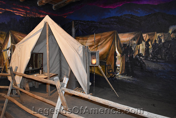 Fort Garland, CO - Civil War Camp Exhibit