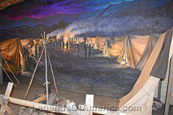 Fort Garland, CO - Confederate Camp Exhibit