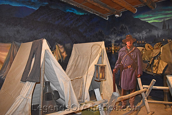 Fort Garland, CO - Texas Volunteers Civil War  Exhibit