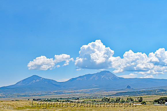 La Veta, CO - Goemmer Butte and Spanish Peaks