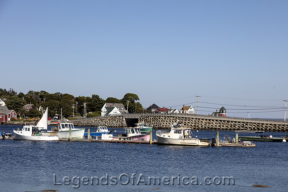 Bailey Island, ME - Bridge and Boats