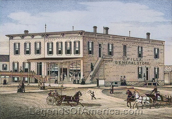 Eudora, KS - Charles Pilla General Store, 1887