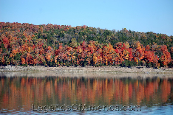 Warsaw, MO - Fall Color on Truman Lake