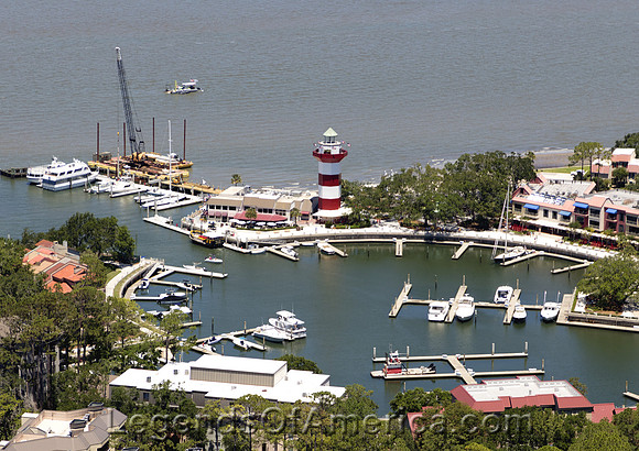 Hilton Head, SC - Marina and Harbour Town Lighthouse