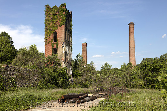 SpartanburgSCRemnants of the 1830s-vintage Glendale Mill on Lawson's Fork CreekHighsmith2017-2
