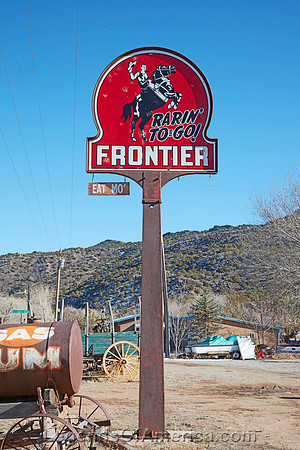 Dixon, NM - Classical Gas Museum Sign