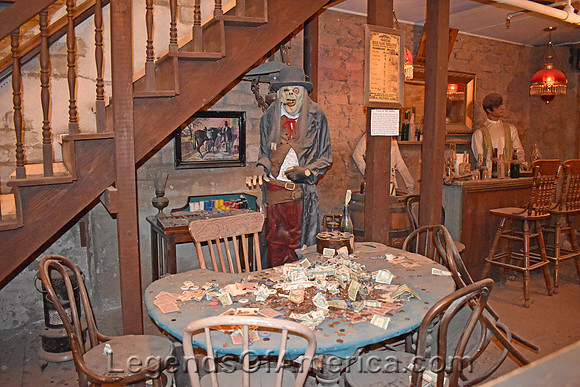 Tombstone, AZ - Birdcage Theatre Poker Table