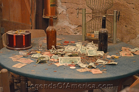 Tombstone, AZ - Birdcage Theatre Poker Table - 2