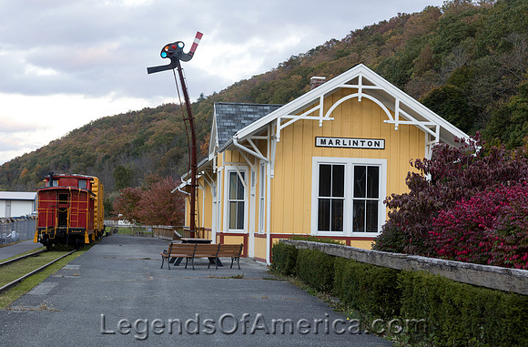 Marlinton, WV - Chesapeake & Ohio Railway Depot