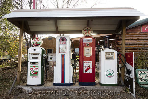 Seneca Rocks, WV - Gas Pumps
