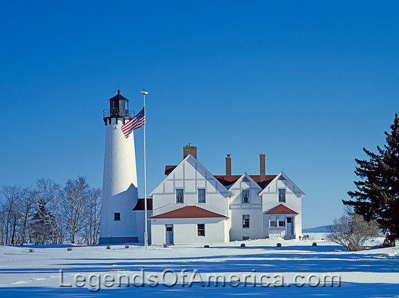 Point Iroquois Light Station in upper MichiganHighsmith