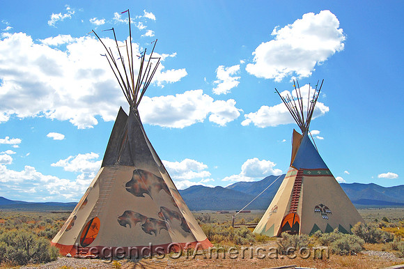 Taos, NM - Teepees