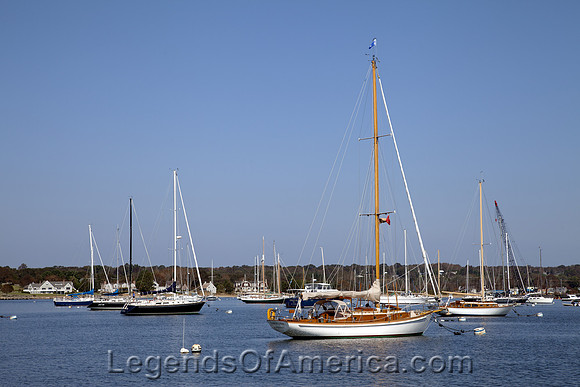Connecticut - Harbor looking out to Long Island Sound - 2
