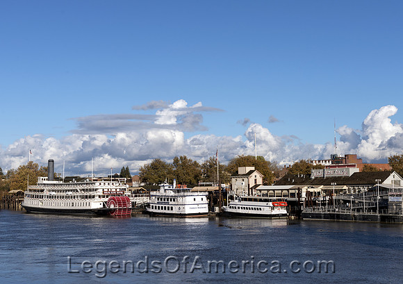 Sacramento, CA - Delta King Paddlewheel