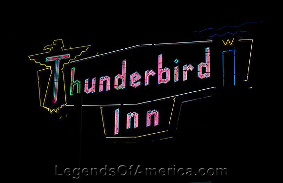 Savannah, GA - Thunderbird Inn Sign