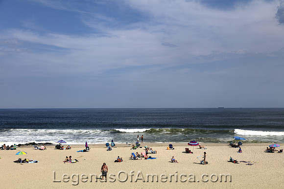 Long Branch, NJ - Beach Scene