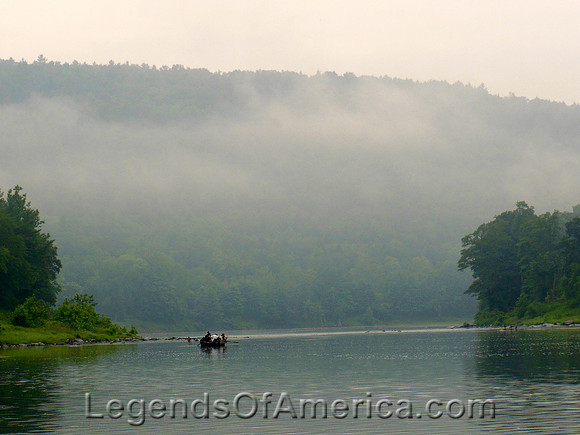 Upper Delaware River, PA - Foggy Morning