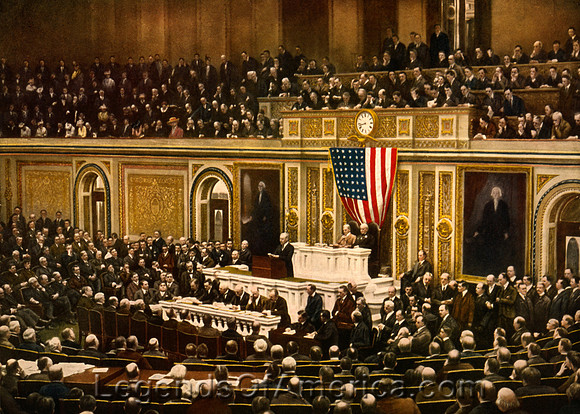 Woodrow Wilson - Asking Congress to Declare War