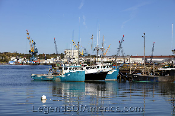 Portsmouth, NH - Fishing Boats