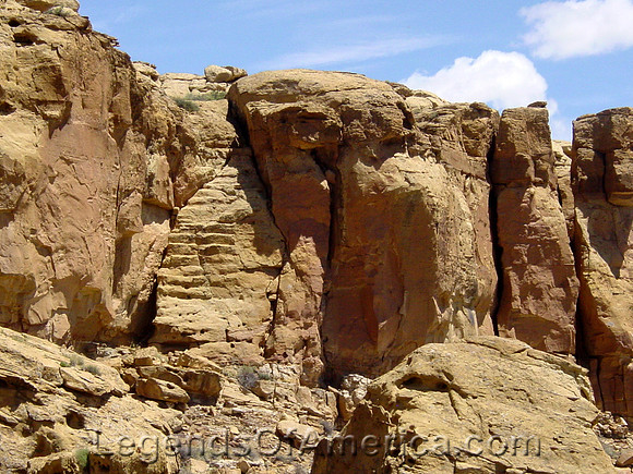 Chaco Canyon, NM - Hungo Pavi Staircase
