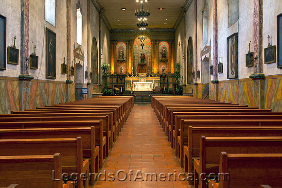 Santa Barbara, CA - Mission Interior