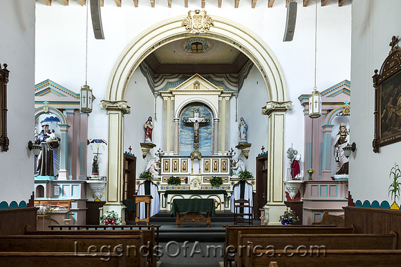 El Paso, TX - San Ysleta Mission Interior