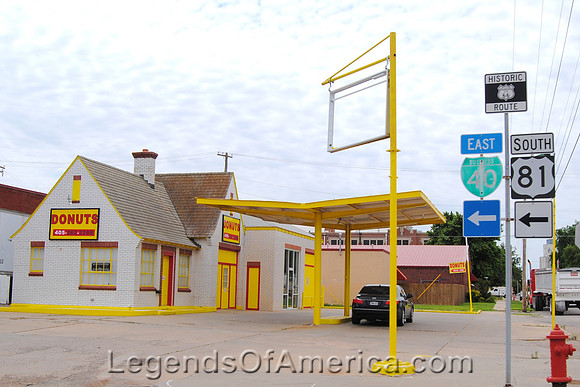 El Reno, OK - Donuts at Old Gas Station